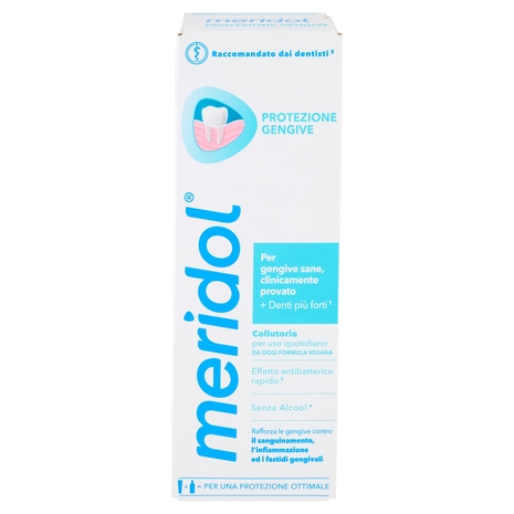 meridol collutorio Protezione Gengive con effetto antibatterico rapido 400 ml